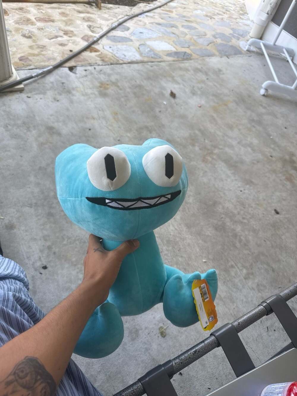 Rainbow Friends 15" GIANT CYAN PLUSH Stuffed Toy Figure 2025 New With Tags